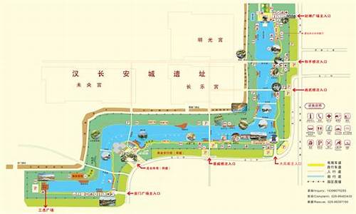 汉城湖公园路线示意图_汉城湖公园路线示意